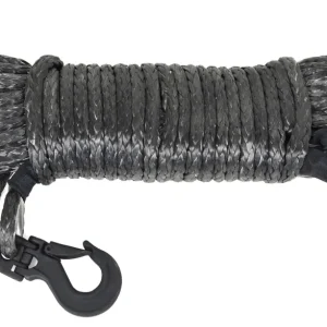 Premium LINA SYNTETYCZNA 11 TON (28m x 12mm) Z HAKIEM - DO WYCIĄGARKI 4x4