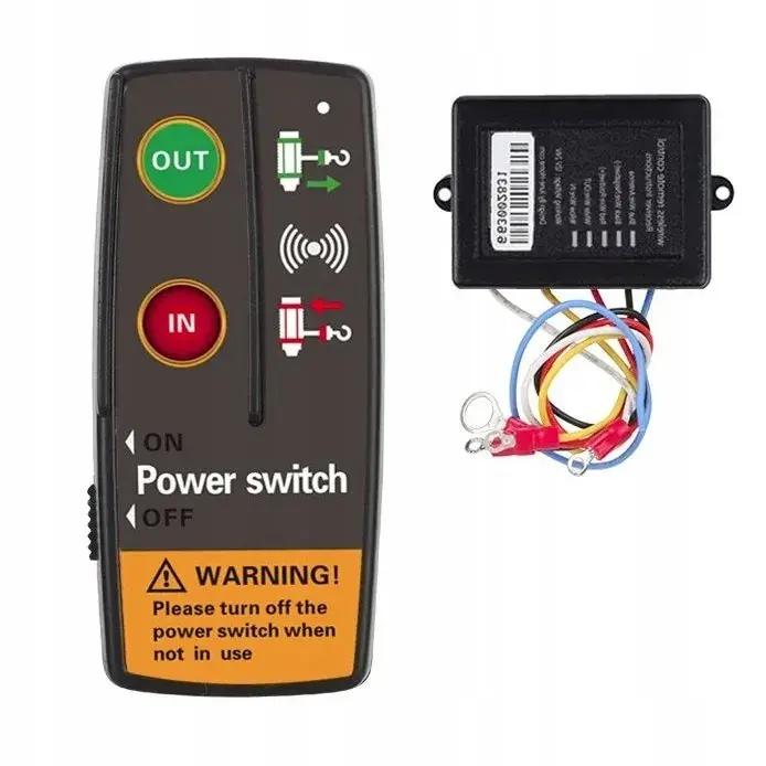 ZDALNE BEZPRZEWODOWE STEROWANIE WYCIĄGARKI WINDY WCIĄGARKI 12V 24V PILOT Oferta limitowana