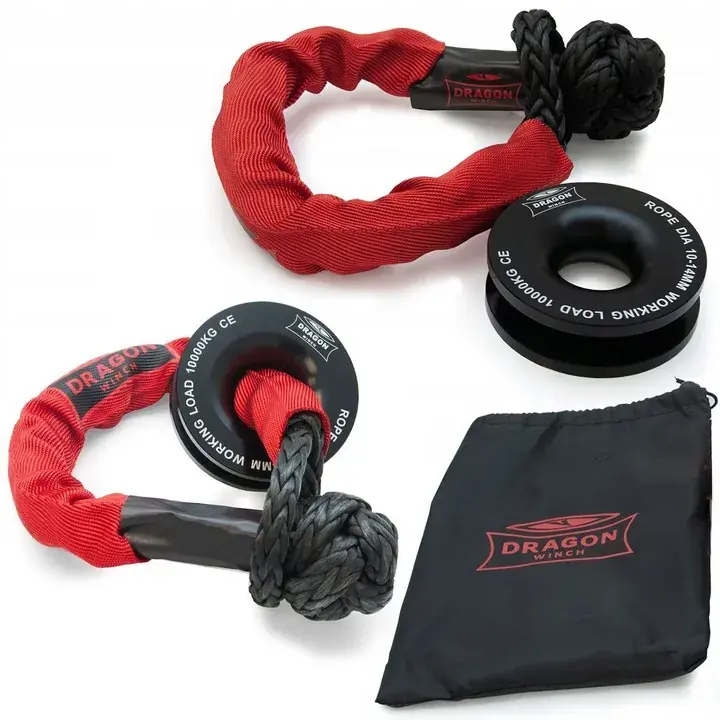 ZBLOCZE 10T DO LINY SYNTETYCZNEJ DRAGON 22000lbs szekla miękka Tani