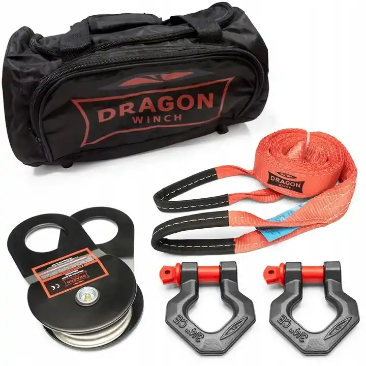 ZESTAW ZBLOCZE 8T PAS DO DRZEWA 2XSZEKLA 3/4 TORBA Premium