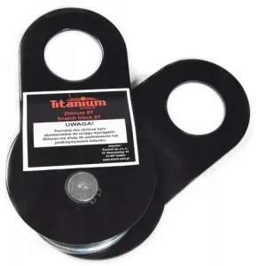 Zblocze Linowe 8T Do Wyciągarki Off-road Pomoc Drogowa TITANIUM WINCH Niska cena