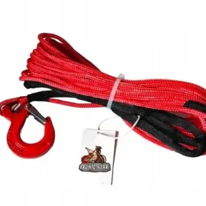 Zwrot pieniędzy Lina syntetyczna 6mm w oplocie do wyciągarki 15m