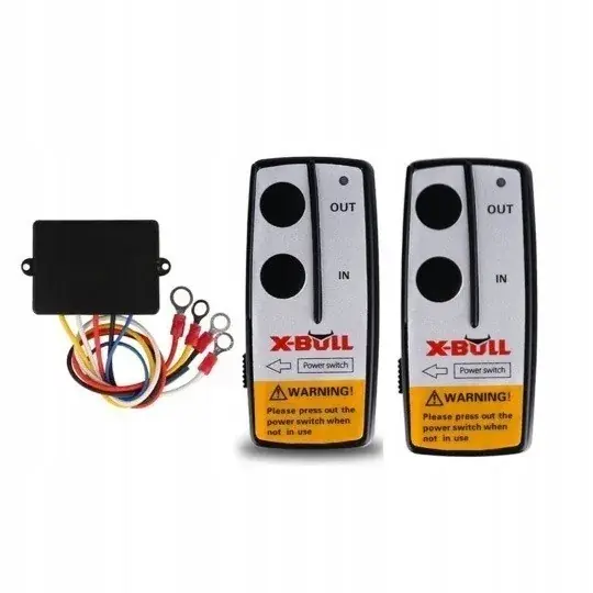X-BULL 2x UNIWERSALNY PILOT BEZPRZEWODOWY DO WYCIĄGARKI 12V RADIOWY WINDA Ostatnia szansa