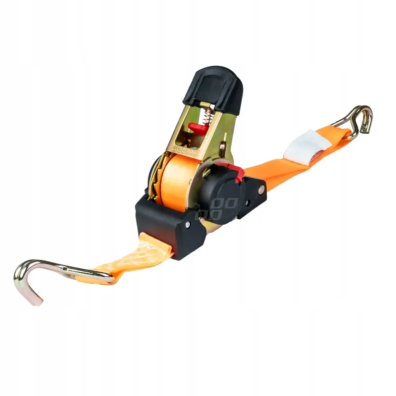 Tylko dziś Pas transportowy z automatycznym zwijaczem 640kg 25mm 3,5m J-TYPE AMIO-0331