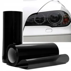 Ekspresowa dostawa FOLIA DO PRZYCIEMNIANIA LAMP CIEMNO CZARNA POŁYSK