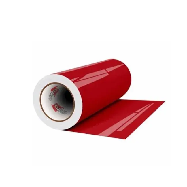 Folia do lamp | Oracal | | Red 8300-031 | Czerwona 100x50cm Oryginalny