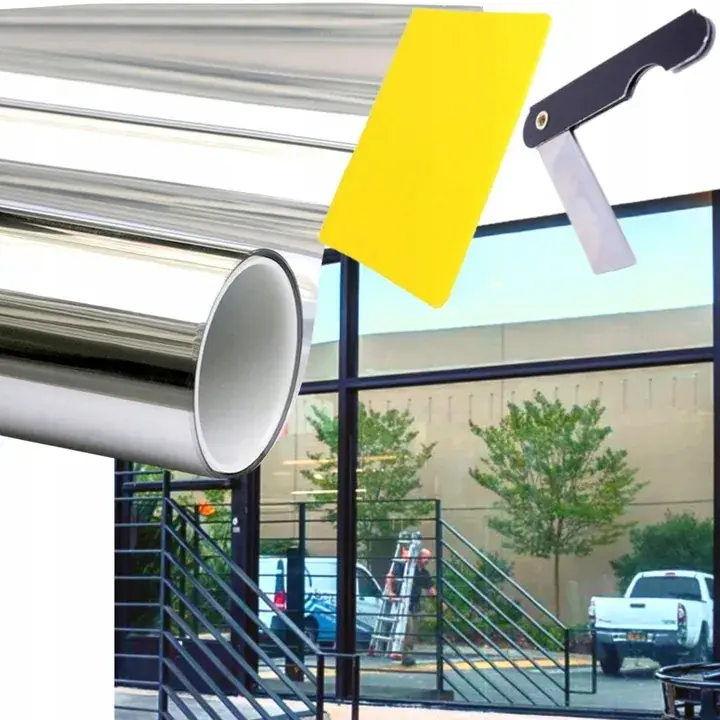 FOLIA LUSTRZANA DO SZYB LUSTRO WENECKIE DUŻA 300cm Darmowa dostawa