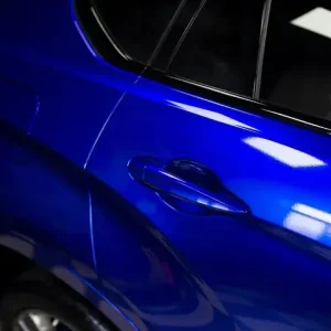 FOLIA NIEBIESKA METALLIC 50cm x 152cm OKLEINA SAMOCHODOWA POŁYSK METALIK Oryginalny