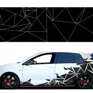 Zamów teraz NAKLEJKI na Auto CAMO kamuflaż Trójkąty 84 sztuki