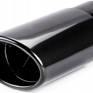 KOŃCÓWKA WYDECHU TŁUMIKA NAKŁADKA DO AUTA SAMOCHODU CZARNA WYGLĄD SPORT Kup teraz