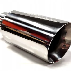 KOŃCÓWKA TŁUMIKA STAL NIERDZEWNA OKRĄGŁA 90mm Popularny