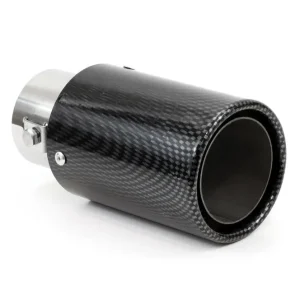 Darmowa dostawa Końcówka wydechu tłumika 76mm carbon stal nierdzewna