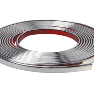 Listwy elastyczne chrom listwa chromowana taśma samoprzylepna ozdobna 12mm Wysoka jakość