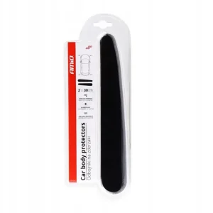 Szybka dostawa Odbojniki osłony na zderzaki czarne 2x30cm AMIO-02504