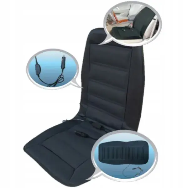 Wyprzedaż MATA PODGRZEWANA GRZEWCZA NA FOTEL SIEDZENIE 12V 35W regulacja temperatury