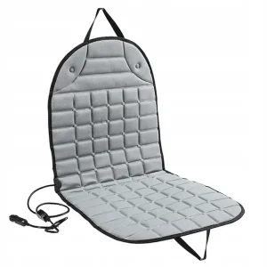 MATA GRZEWCZA NA FOTEL AUTA DO SAMOCHODU PODGRZEWANA 12V PILOT SZARA AG44C Ekspresowa dostawa