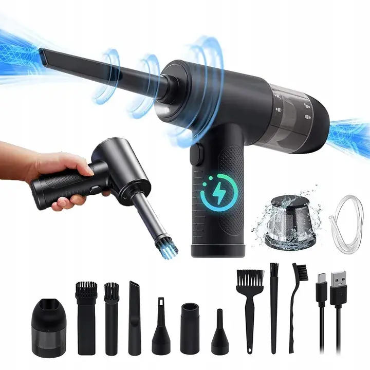 Zwrot pieniędzy MINI ODKURZACZ RĘCZNY DO SAMOCHODU 2W1 BEZPRZEWODOWY