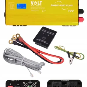Tylko dziś PRZETWORNICA 12V/230V 2000W/4000W VOLT POLSKA PEŁNY SINUS POD FOTOWOLTAIKĘ