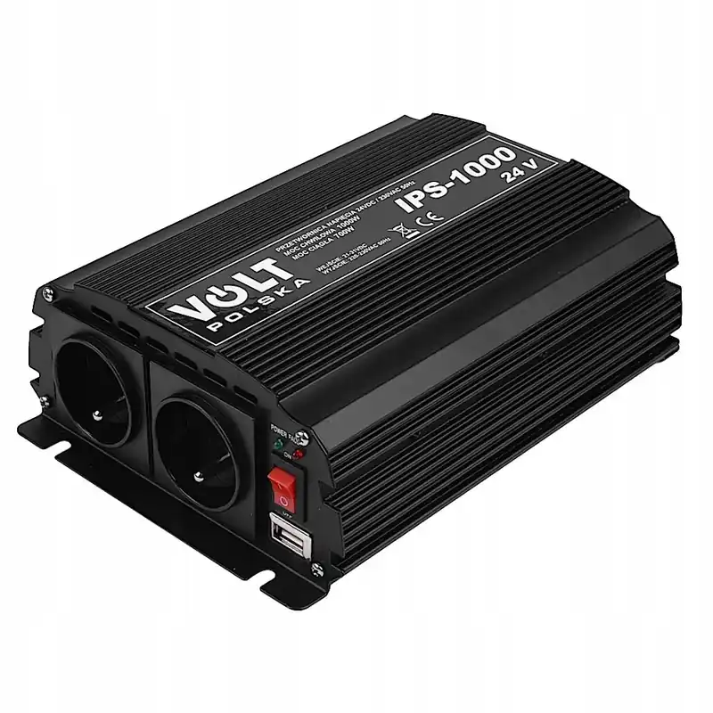 PRZETWORNICA TIR 24V 230V 700W/1000W SINUS MODYFIKOWANY GRZAŁKA KOMPUTER Oferta limitowana