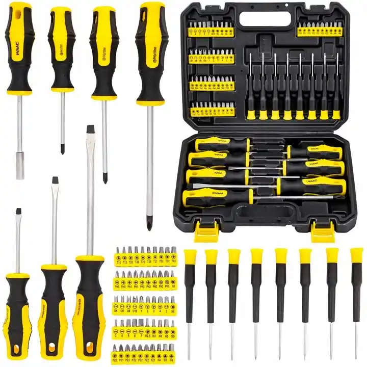 ZESTAW ŚRUBOKRĘTÓW WKRĘTAKÓW PRECYZYJNE BITY KLUCZE NASADOWE TORX 65el Wyprzedaż