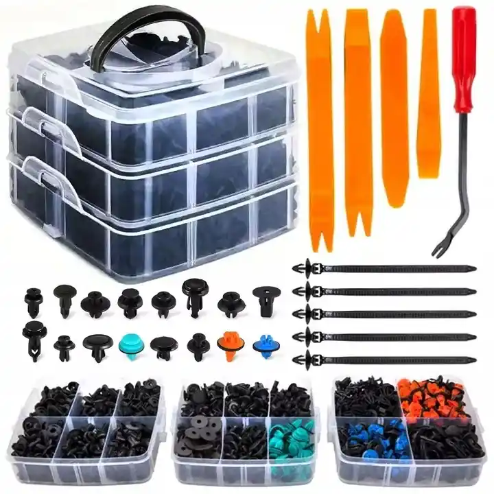 Wysoka jakość SPINKI SAMOCHODOWE ZESTAW SPINEK SAMOCHODOWYCH DO TAPICERKI 635 + ŚCIĄGACZE