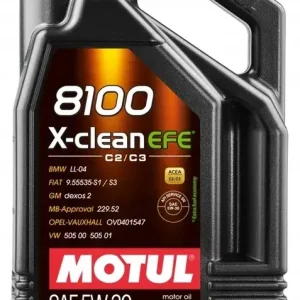 Zwrot pieniędzy MOTUL 8100 X-CLEAN EFE C2/C3 5W30 - 5L
