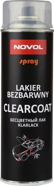 Novol SPRAY CLEARCOAT LAKIER BEZBARWNY 500 ML Tani