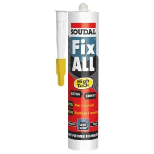 Kup teraz Soudal Klej-uszczelniacz hybrydowy Fix All High Tack 290ml biały