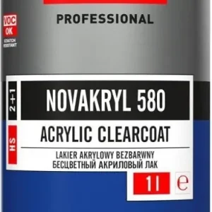 Novol LAKIER BEZBARWNY NOVAKRYL 580 2:1 1L (1 SZT) Ekspresowa dostawa