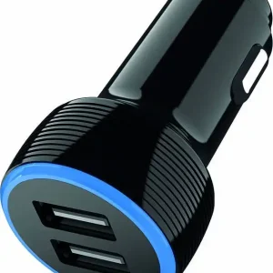 Ładowarka 2GO 2GO Dual-USB KFZ-Ladegerät 2400mA schwarz Ekspresowa dostawa
