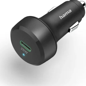 Ładowarka Hama HAMA ŁADOWARKA SAMOCHODOWA Power Delivery (PD)/Qualcomm 25W, CZARNA Zwrot pieniędzy
