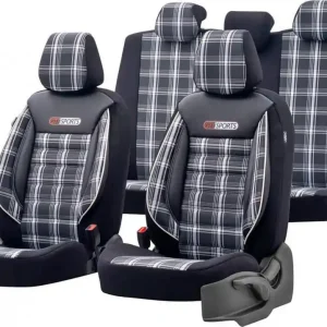 Wyprzedaż AMiO Komplet pokrowców na fotele samochodowe otom gti sport 807