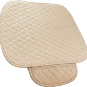 Aptel Wygodny POKROWIEC na przedni fotel samochodu 50x52cm beżowy AG833B Szybka dostawa