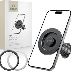 Nowość TECH-PROTECT N58 MAGNETIC MAGSAFE VENT CAR MOUNT BLACK