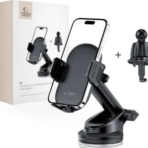 Tech-Protect TECH-PROTECT V7 UNIVERSAL DASHBOARD & VENT CAR MOUNT BLACK Ekspresowa dostawa