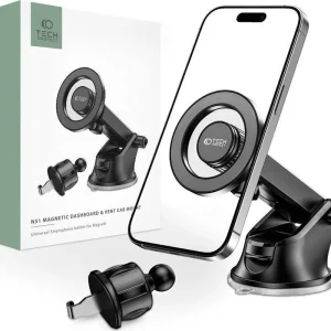 Wysoka jakość Tech-Protect Uchwyt magnetyczny do samochodu N51 MagSafe