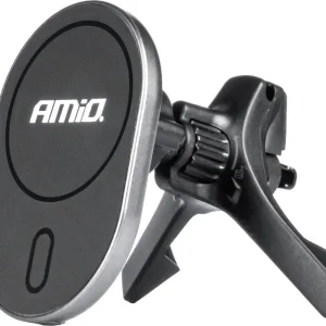 AMiO Uchwyt do samochodu na telefon z ładowarką indukcyjną do kratki my mag 15w amio-03770 Premium
