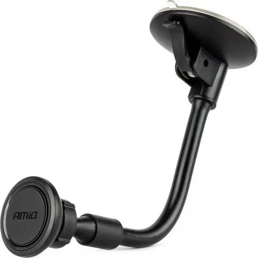 Uchwyt samochodowy magnetyczny do telefonu na szybę przyssawkę elastyczny 360 AMIO-04143 Premium