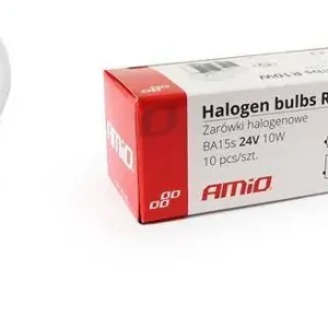 AMiO Żarówki halogenowe R10W BA15s 24V 10szt. Zwrot pieniędzy