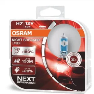 Nowość Osram Żarówka H7 Night Breaker Laser Next Generation PX26d 12V 55W 2szt