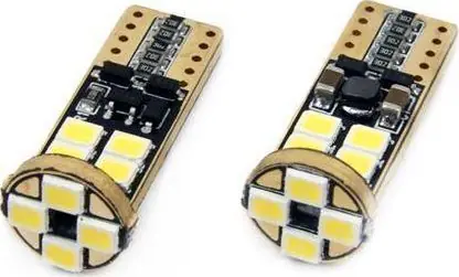 Wyprzedaż AMiO LED CANBUS 12SMD 2835 T10e (W5W) White 12V/24V