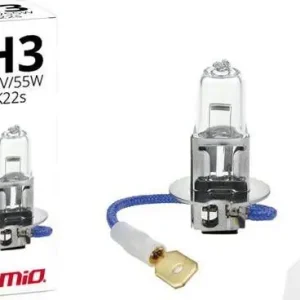 AMiO Żarówka halogenowa H3 12V 55W filtr UV (E4) Niska cena
