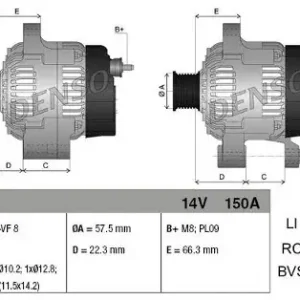 Nowość DENSO Alternator DAN987