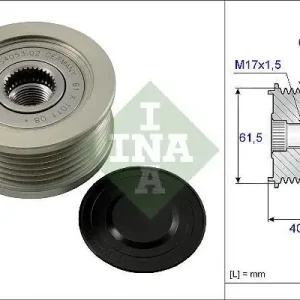 INA Alternator - sprzęgło jednokierunkowe 535 0115 10 Najlepsza cena