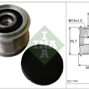 INA Sprzęgło jednokierunkowe alternatora INA 535 0161 10 Oferta