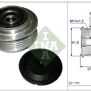 INA Alternator - sprzęgło jednokierunkowe INA 535 0107 10 Rabat