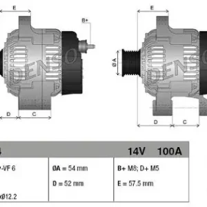 DENSO Alternator DAN994 Oferta limitowana