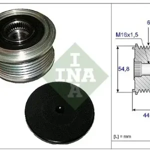 INA Sprzęgło jednokierunkowe alternatora INA 535 0114 10 Wyprzedaż