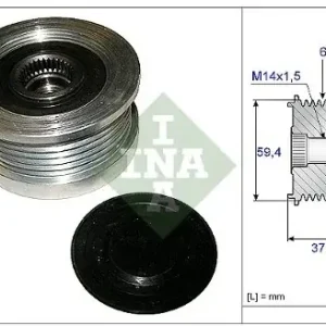 Darmowa dostawa INA Sprzęgło jednokierunkowe alternatora INA 535 0110 10
