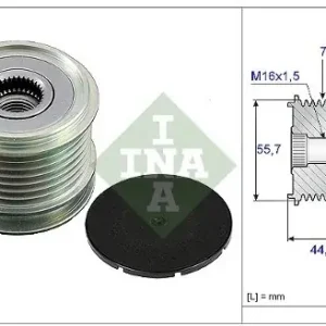INA Sprzęgło jednokierunkowe alternatora INA 535 0042 10 Bezpieczna płatność
